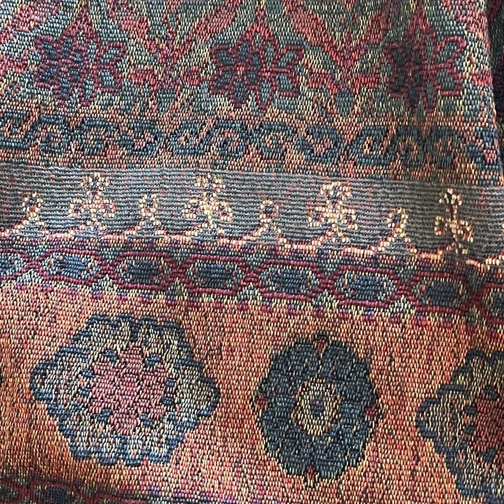 Vintage Carol Anderson Collection‎ Tapestry Boho Jacket Women S/M Lightweight - Picture 5 of 9